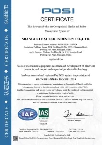 Occupational Health and Safety Management System Certificate